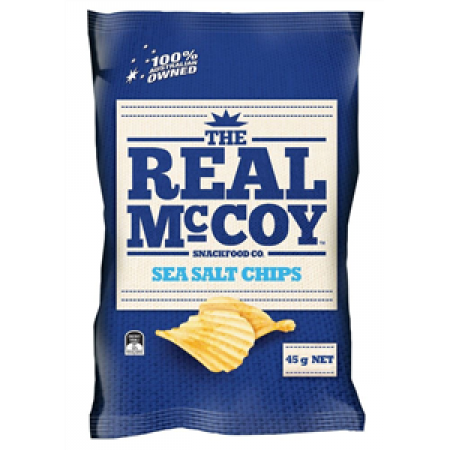 REAL McCOY澳洲波浪厚片洋芋片-海鹽口味