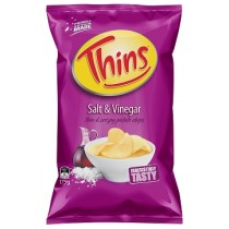 澳洲THINS洋芋片-海鹽酸醋口味(175g)