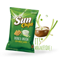 美國進口 Sun Chips 多穀類脆片-法式洋蔥184.2g